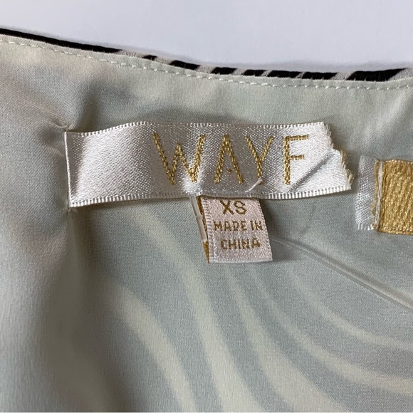 WAYF Heartbreaker Smock Waist Blouse in Espresso Zebra - Picture 10 of 13